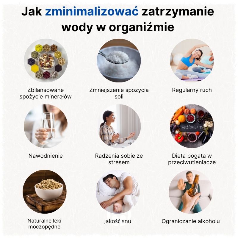 (Polština) Jak minimalizovat zadržování vody